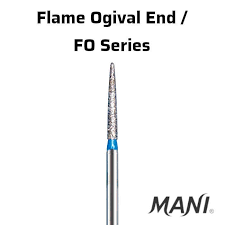 Image for Flame Ogival End Diamond Bur Mani